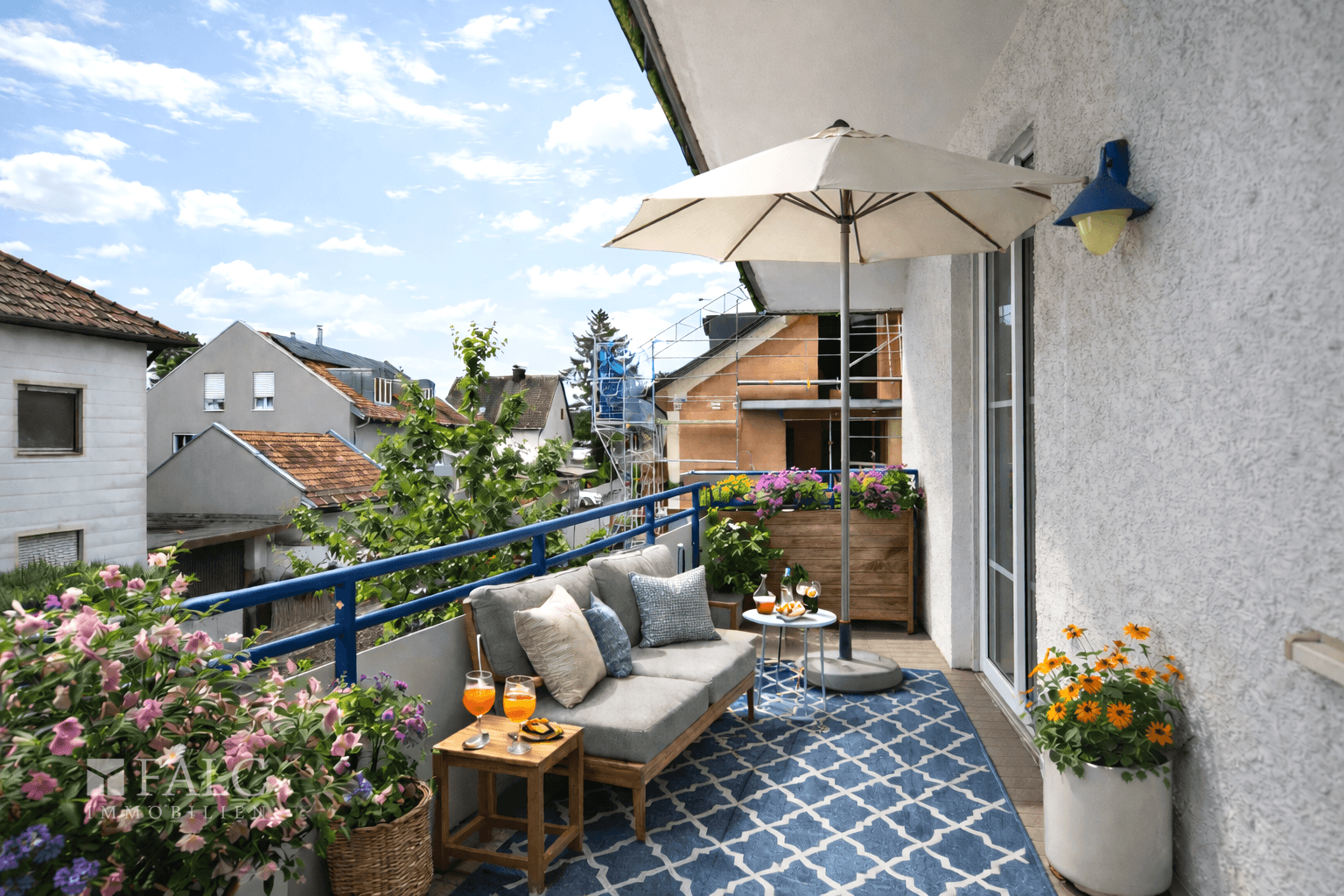 Balkon Visualisierung